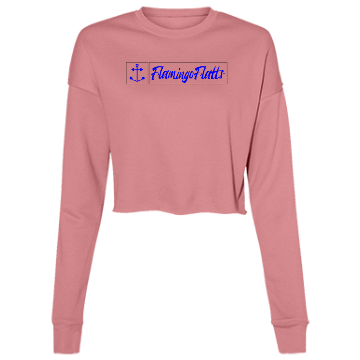 B7503 Ladies' Flamingo Flatts Newport Coastal Cropped Fleece Crew