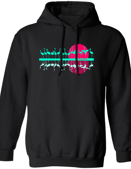 G185 Ladies Flamingo Flatts Sunset Pullover Hoodie