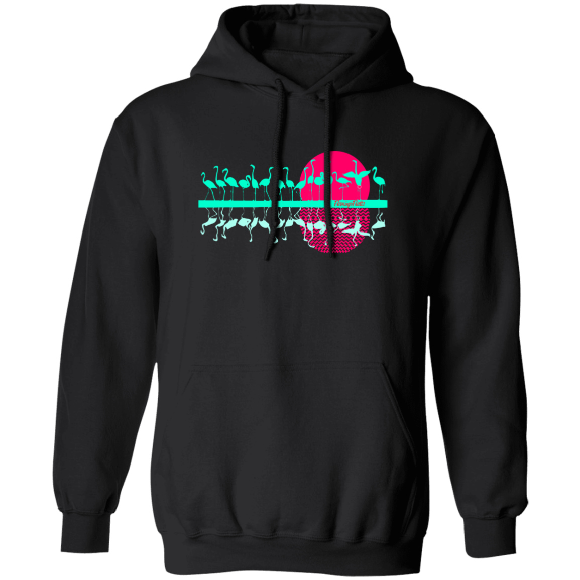 G185 Ladies Flamingo Flatts Sunset Pullover Hoodie