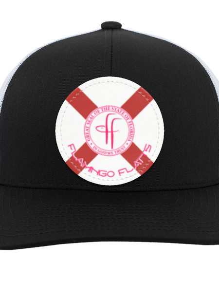 104C Flamingo Flatts Flag Trucker Snap Back - Patch