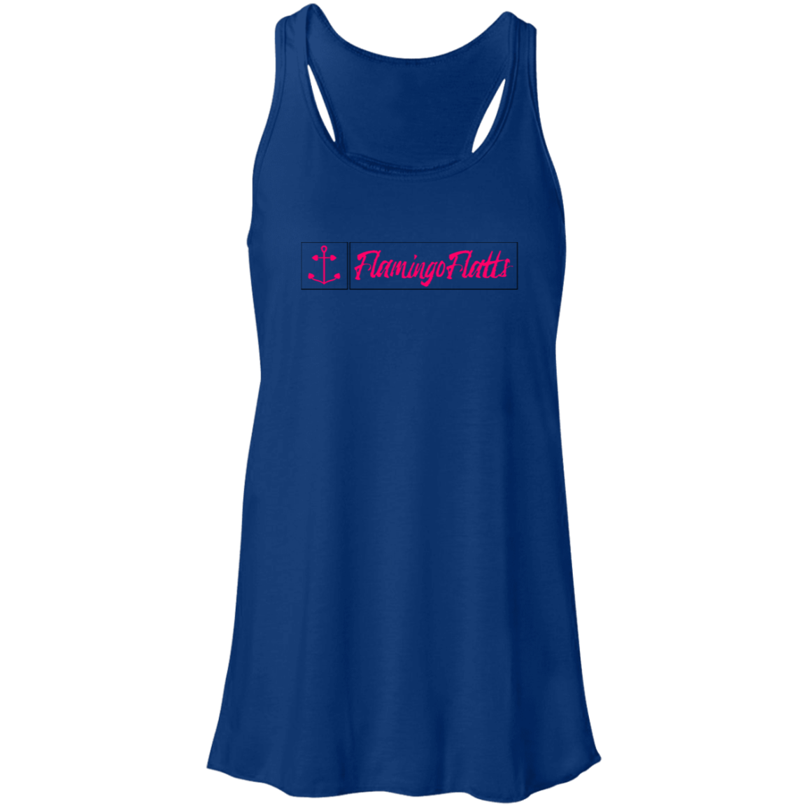 B8800 Ladies' Flamingo Flatts Newport Coastal Flowy Racerback Tank