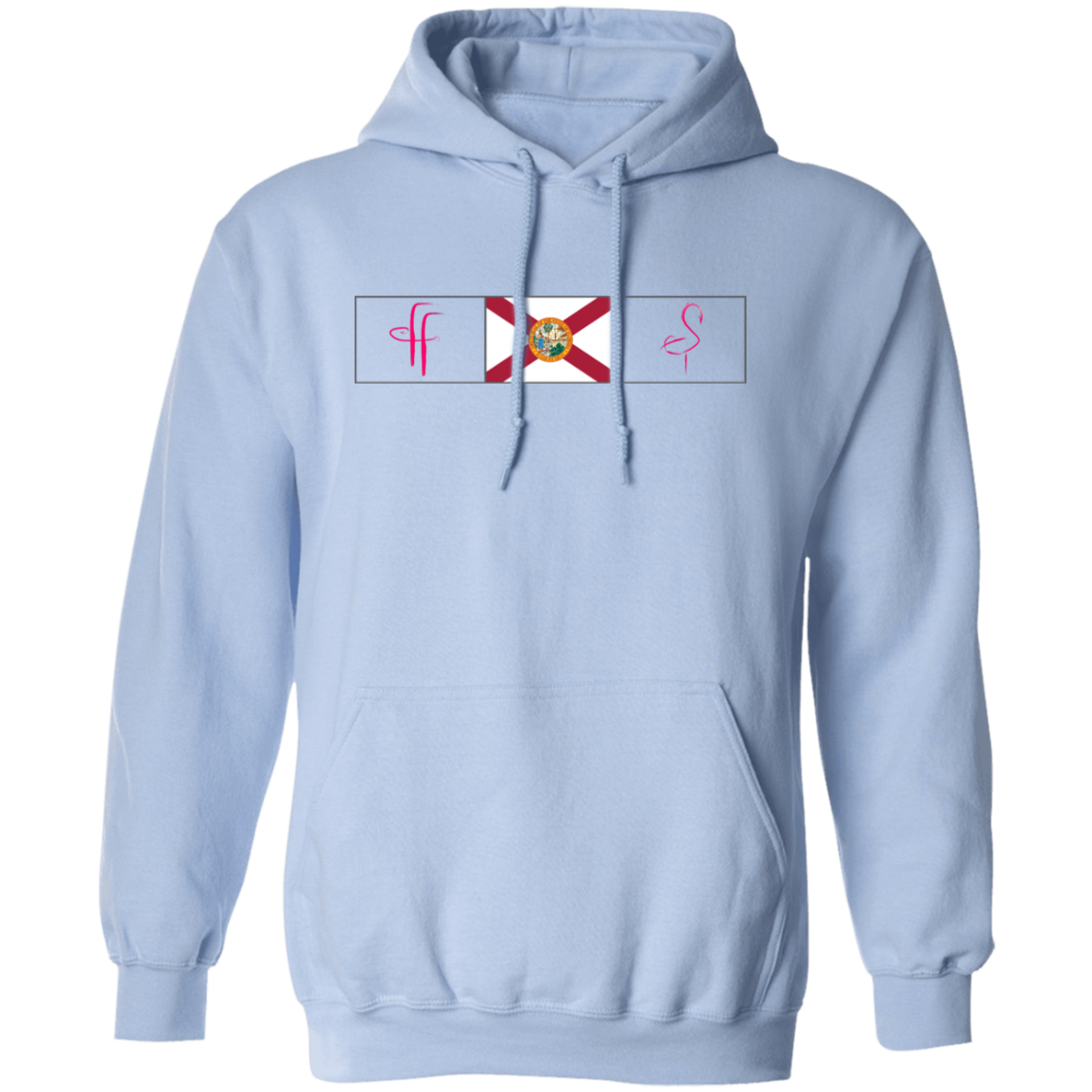 G185 Ladies' Florida Flag FF/Flaming0 Pullover Hoodie