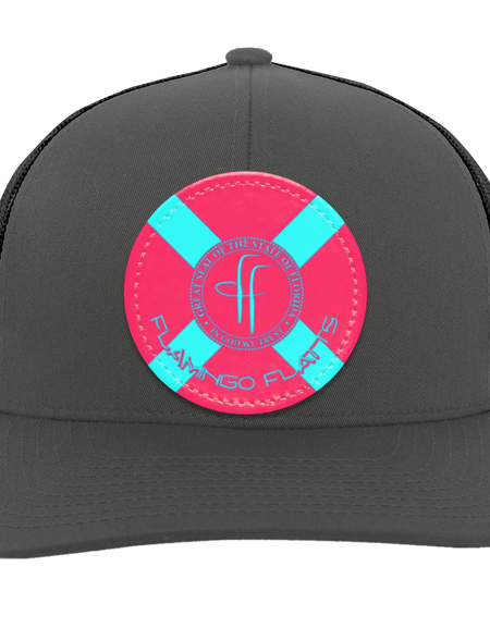 104C Flamingo Flatts Flag Trucker Snap Back - Patch