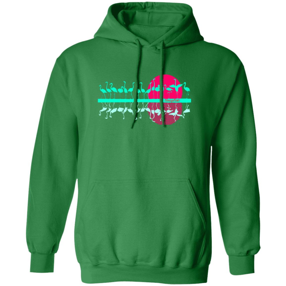 G185 Ladies Flamingo Flatts Sunset Pullover Hoodie