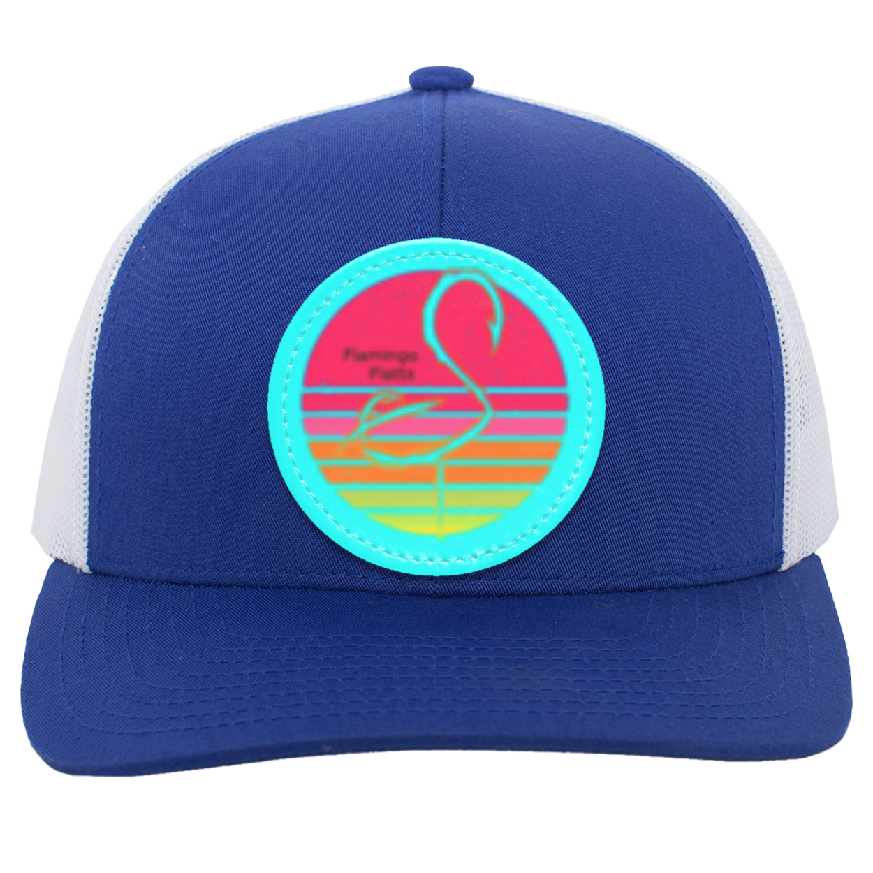 104C Retro Sunset Trucker Snap Back - Patch