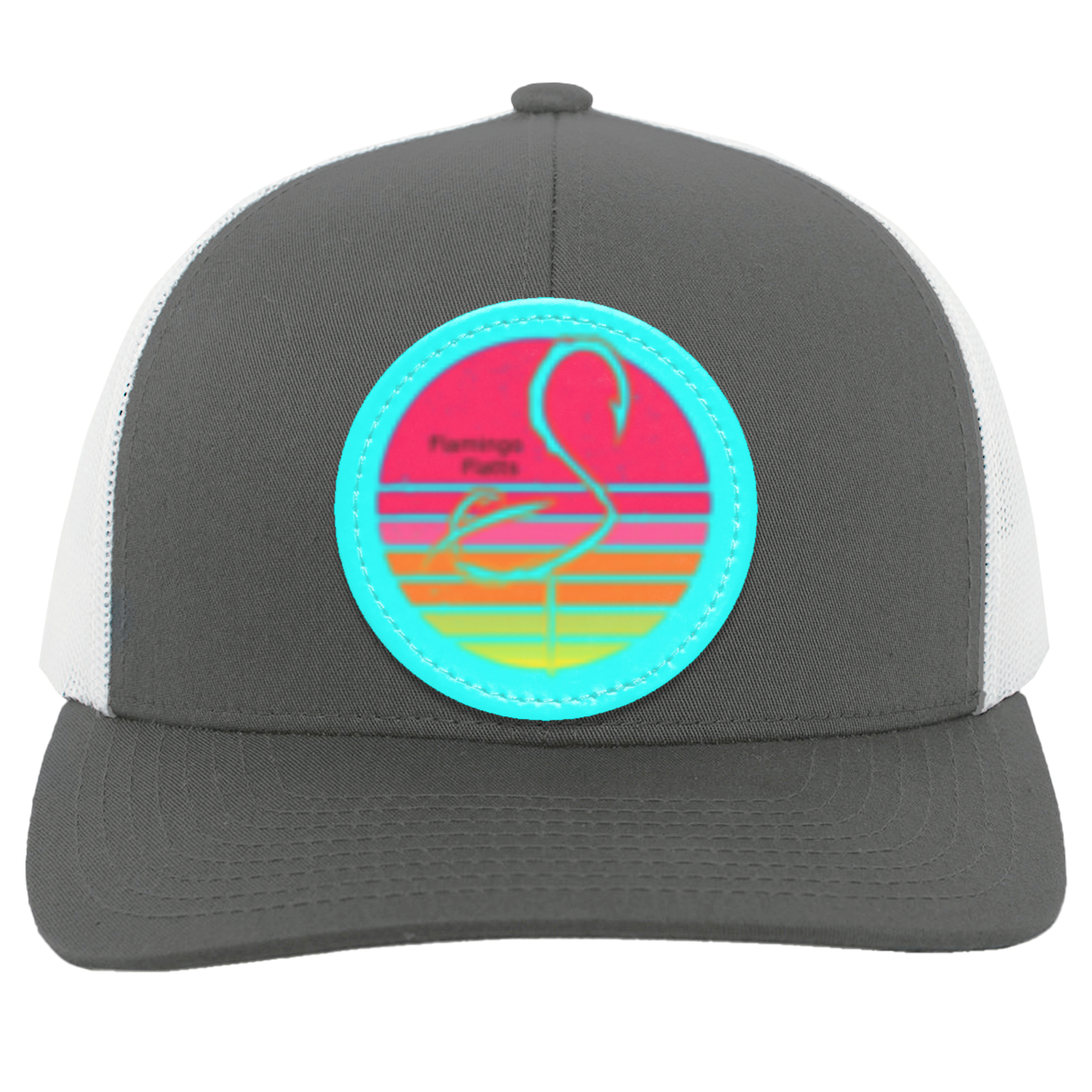 104C Retro Sunset Trucker Snap Back - Patch