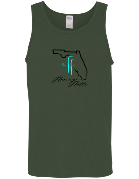 G520 Flamingo Flatts Coastal Cotton Tank Top 5.3 oz.