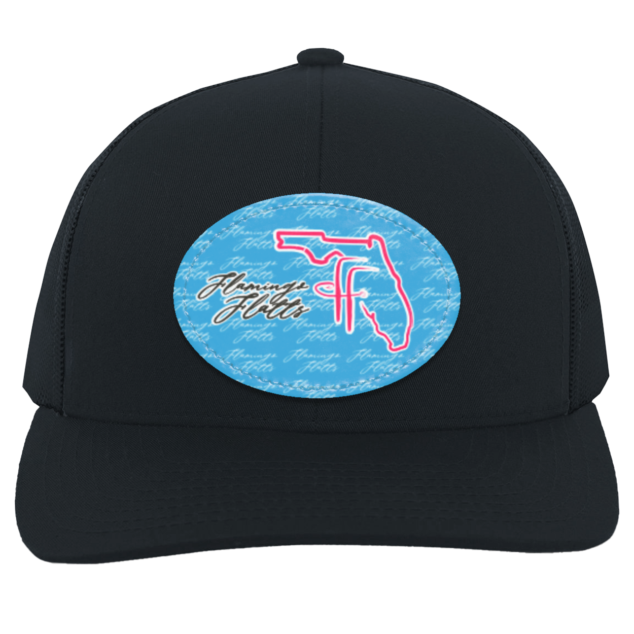 104C Flamingo Flatts Coastal  Trucker Snap Back - Patch