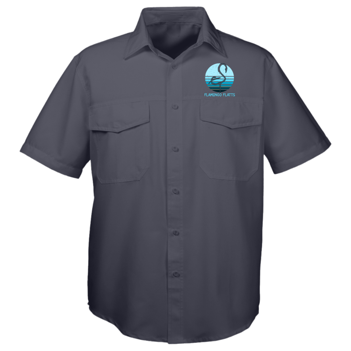 M580 Harriton Mens Key West Short Sleeve Staff Shirt