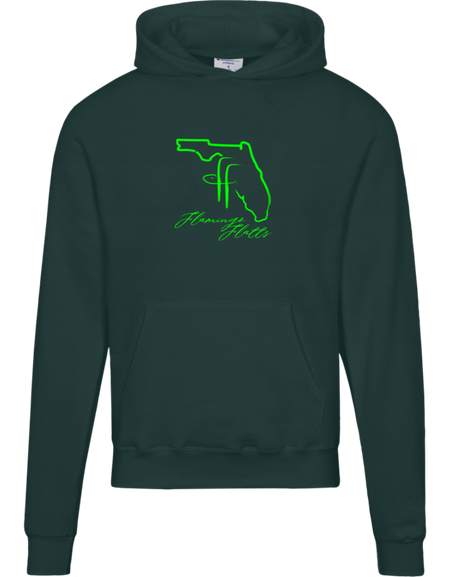 S700 Champion Mens Flamingo Flatts Coastal Powerblend Hoodie