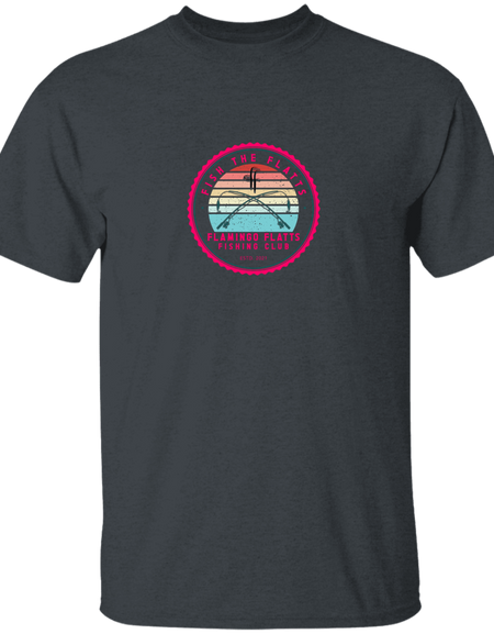 G500B Youth Flamingo Flatts Fishing Club  5.3 oz 100% Cotton T-Shirt