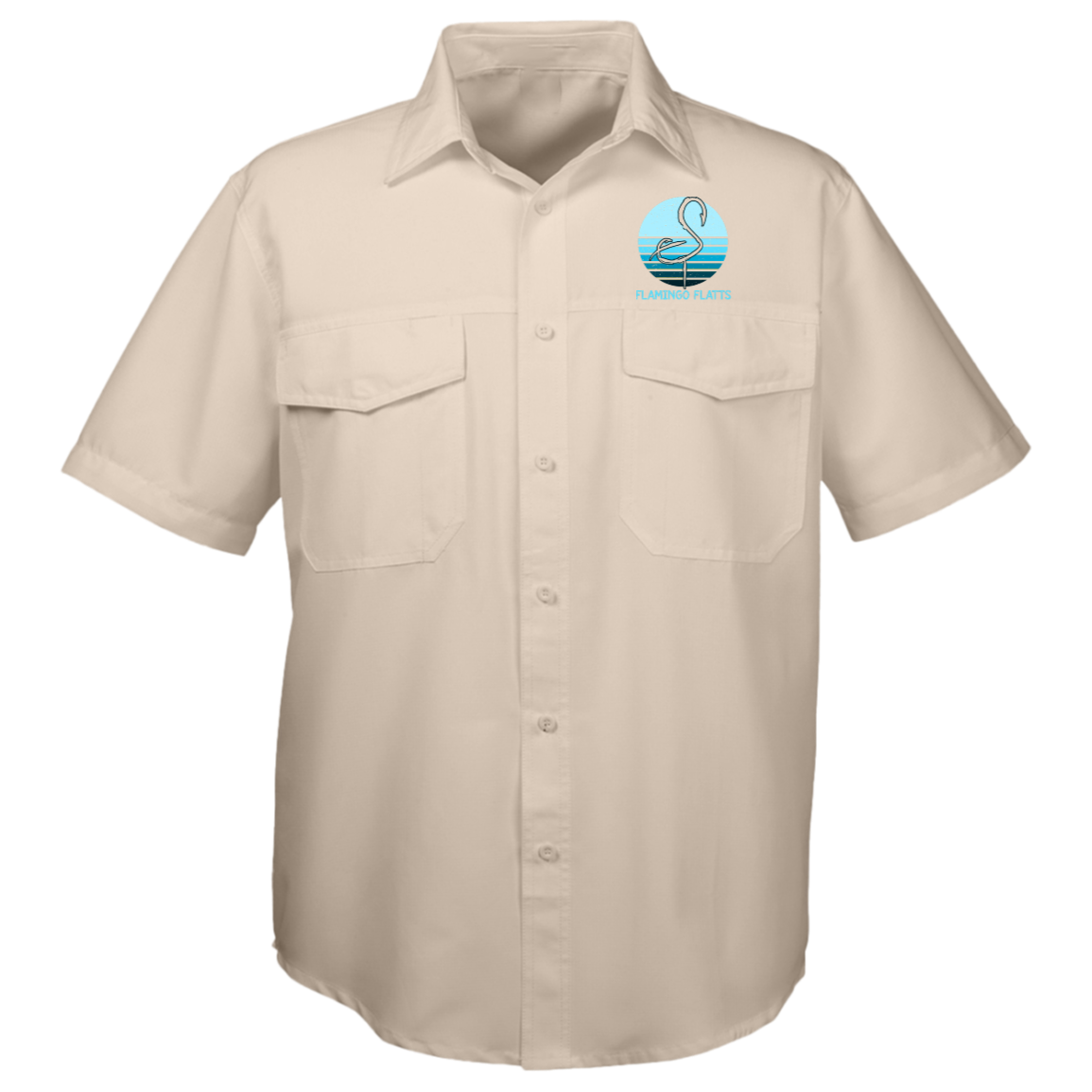 M580 Harriton Mens Key West Short Sleeve Staff Shirt