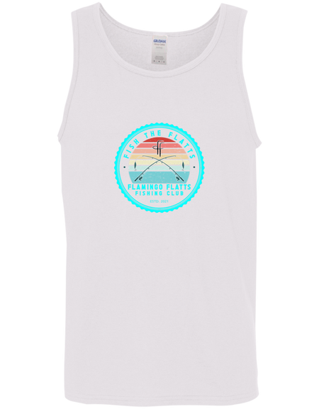 G520 Men's Flamingo Flatts Fishing Club Cotton Tank Top 5.3 oz.