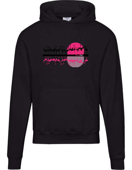 S700 Champion Mens Flamingo Flatts Sunset Powerblend Hoodie