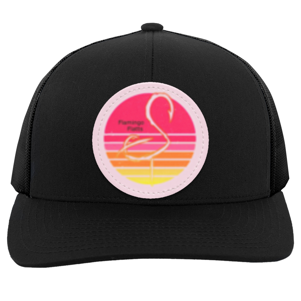 104C Retro Sunset Trucker Snap Back - Patch