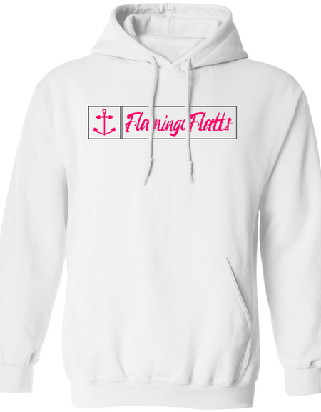 G185 Ladies Flamingo Flatts Coastal Fishing Pullover Hoodie