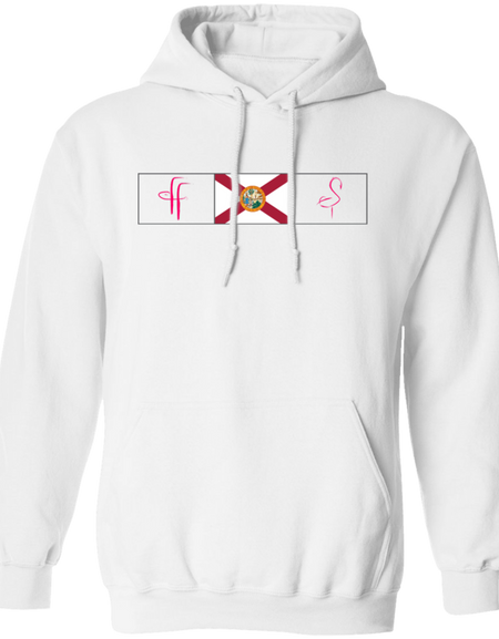 G185 Ladies' Florida Flag FF/Flaming0 Pullover Hoodie