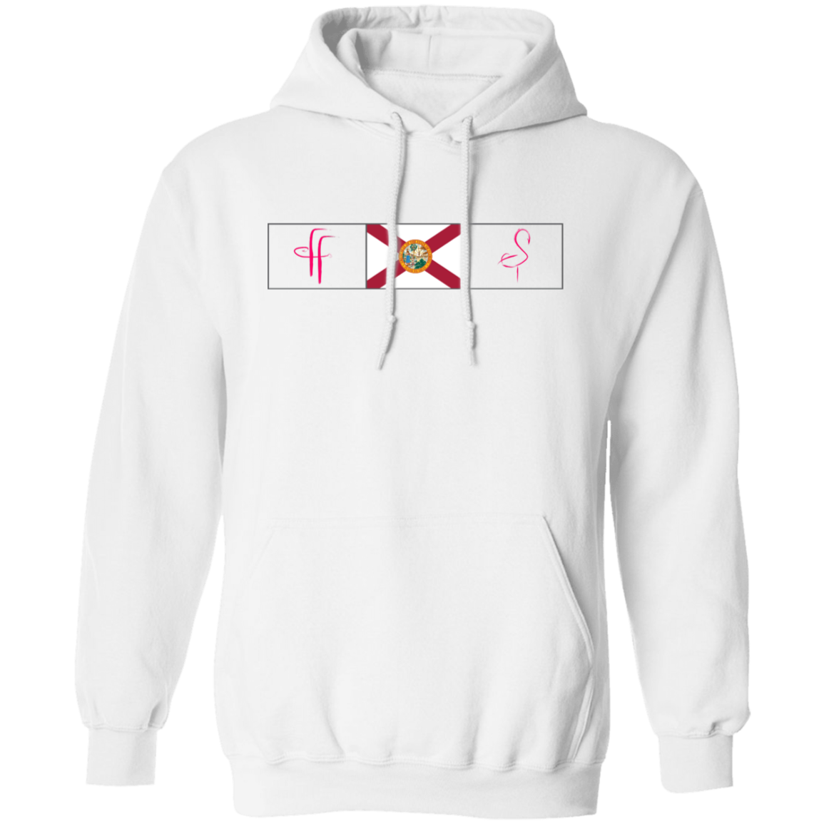 G185 Ladies' Florida Flag FF/Flaming0 Pullover Hoodie