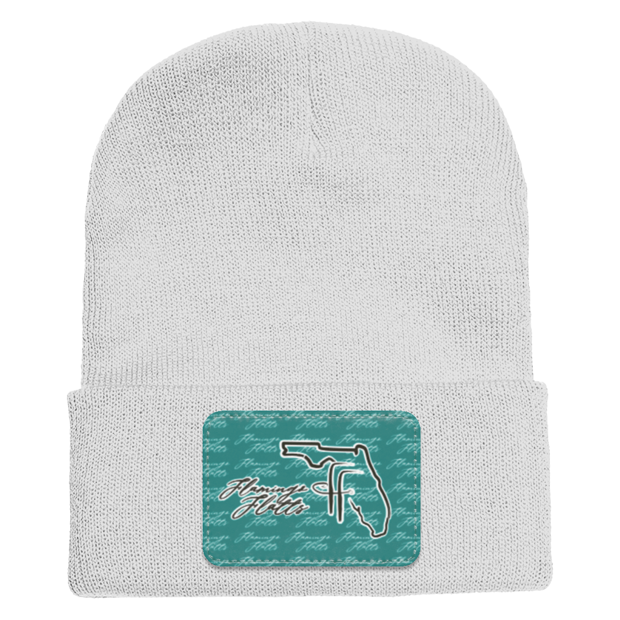 1501 Yupoong Adult Flamingo Flatts Coastal Cuffed Knit Beanie