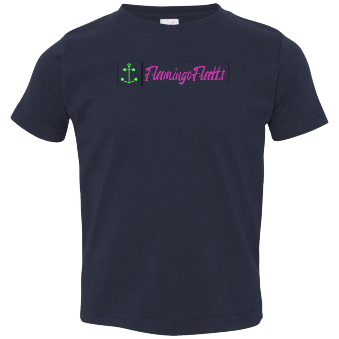 3321 Toddler Flamingo Flatts Newport Coastal Jersey T-Shirt