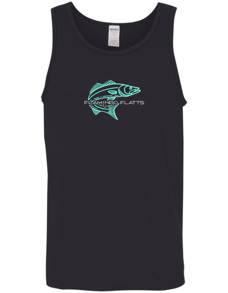 G520 Men's Flamingo Flatts Snook Cotton Tank Top 5.3 oz.