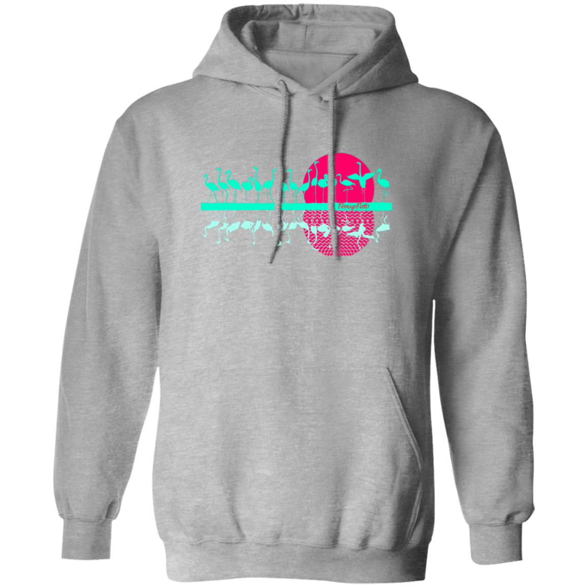 G185 Ladies Flamingo Flatts Sunset Pullover Hoodie