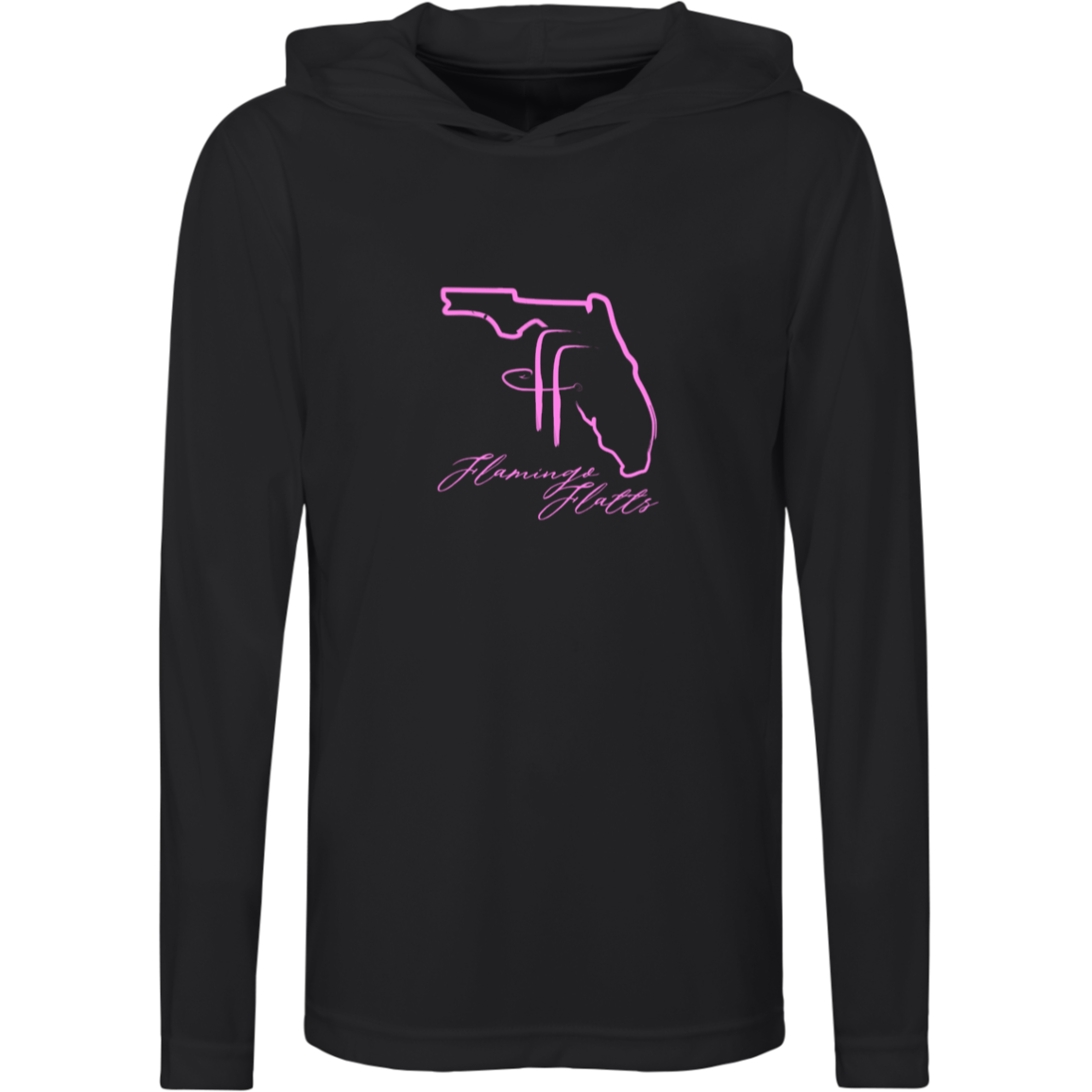 TT41Y Team 365 Kids Flamingo Flatts Coastal Zone Hooded Tee