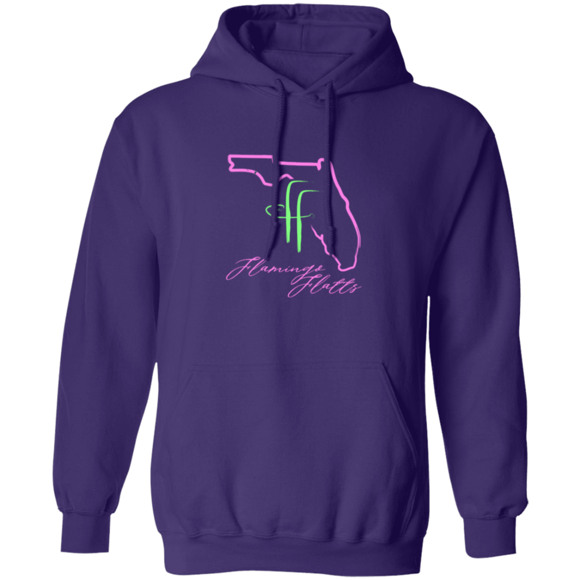 G185 Ladies Flamingo Flatts Coastal Pullover Hoodie