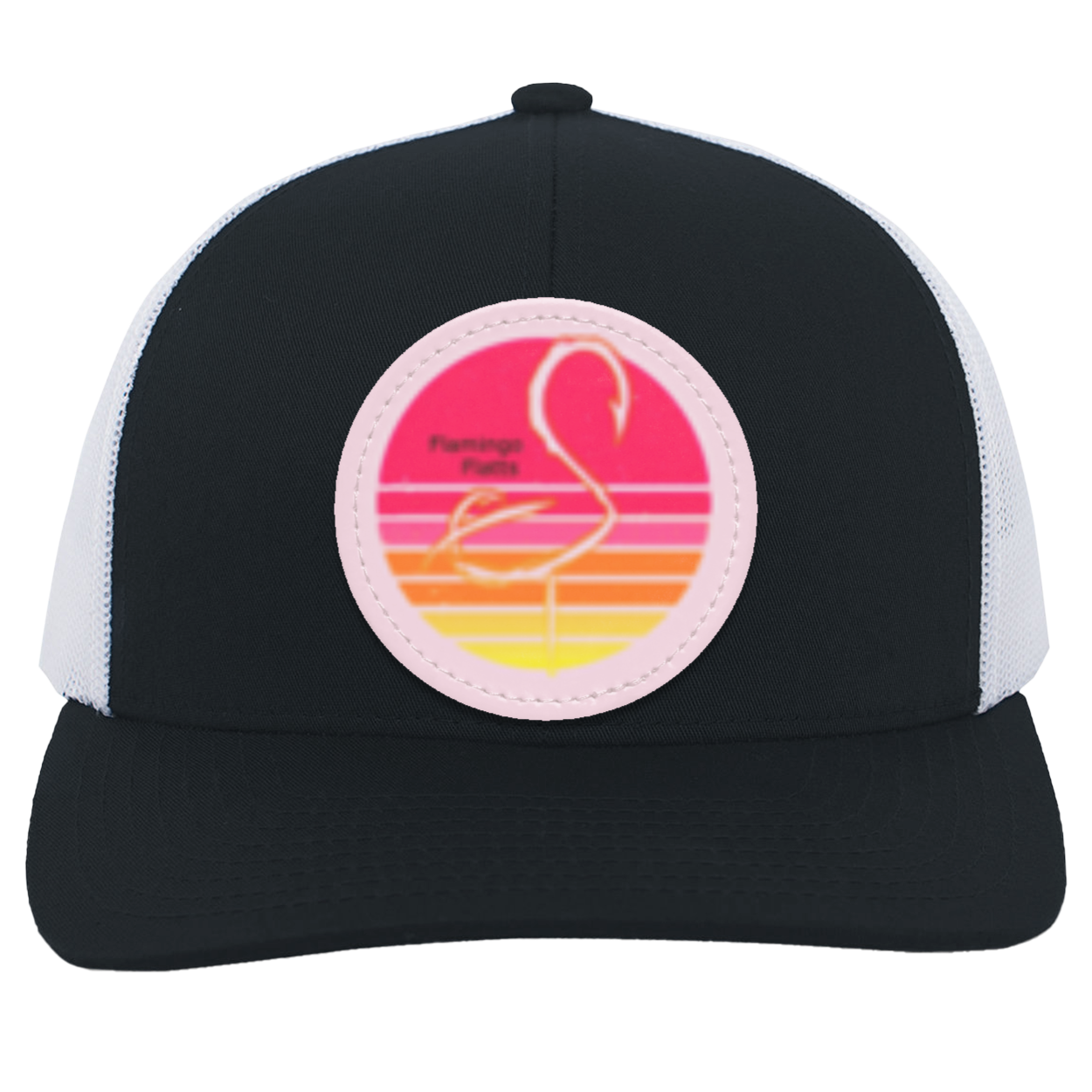 104C Retro Sunset Trucker Snap Back - Patch