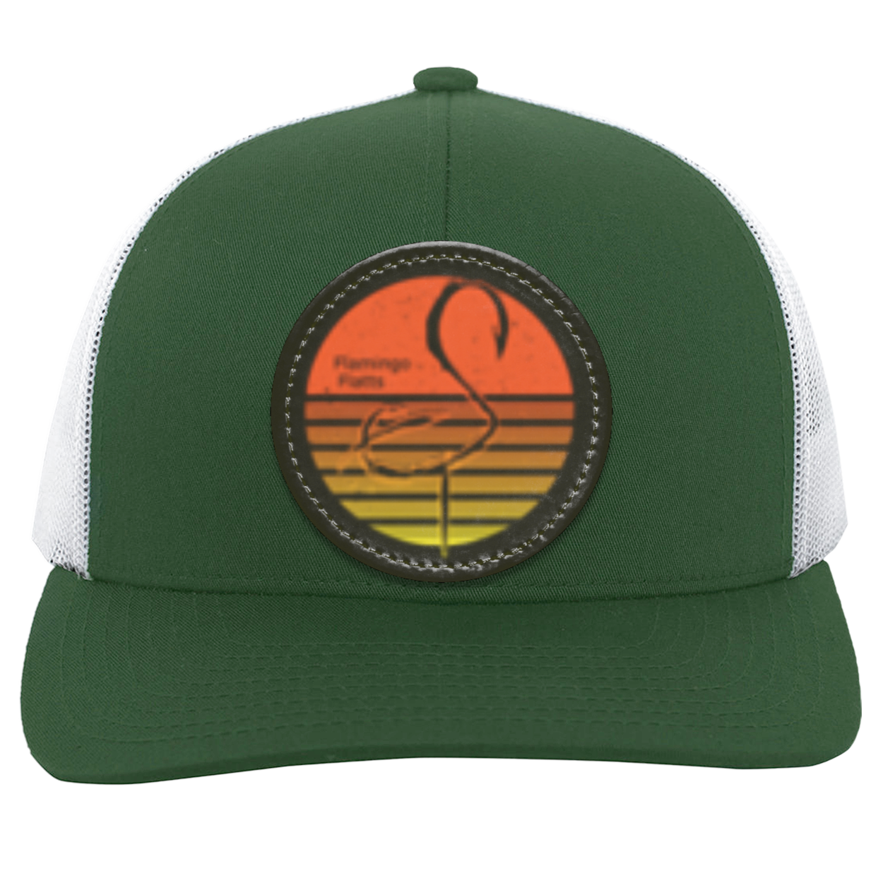 104C Retro Sunset Trucker Snap Back - Patch