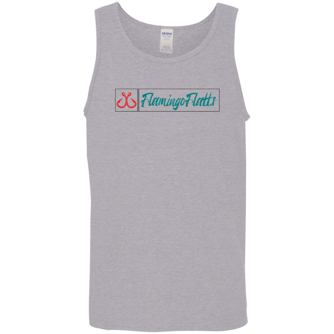 G520 Flamingo Flatts Coastal Fishing Cotton Tank Top 5.3 oz.