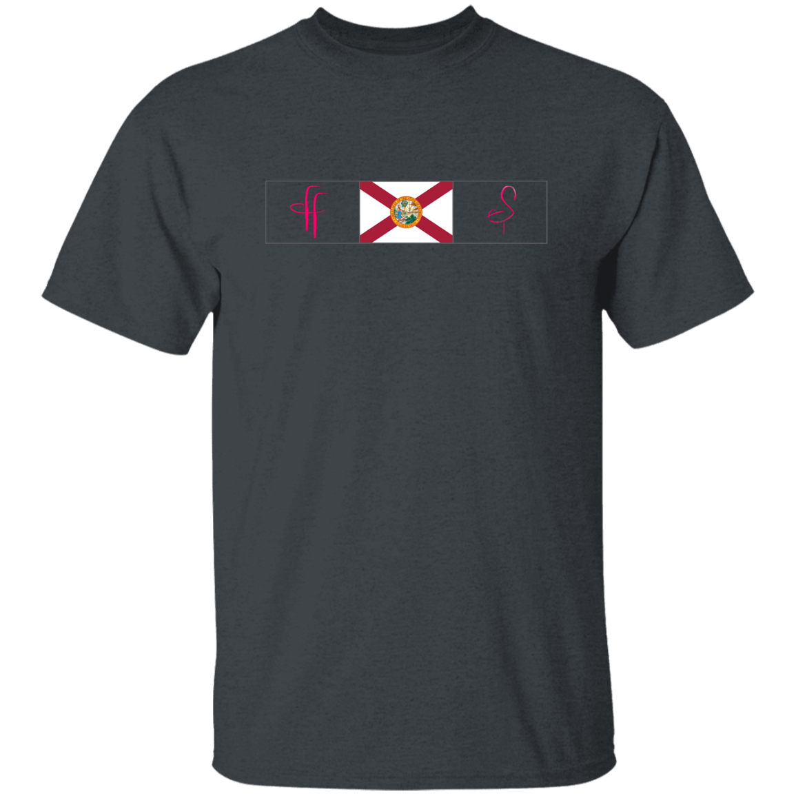 G500 5.3 oz. Ladies' FF/Flamingo Florida Flag T-Shirt