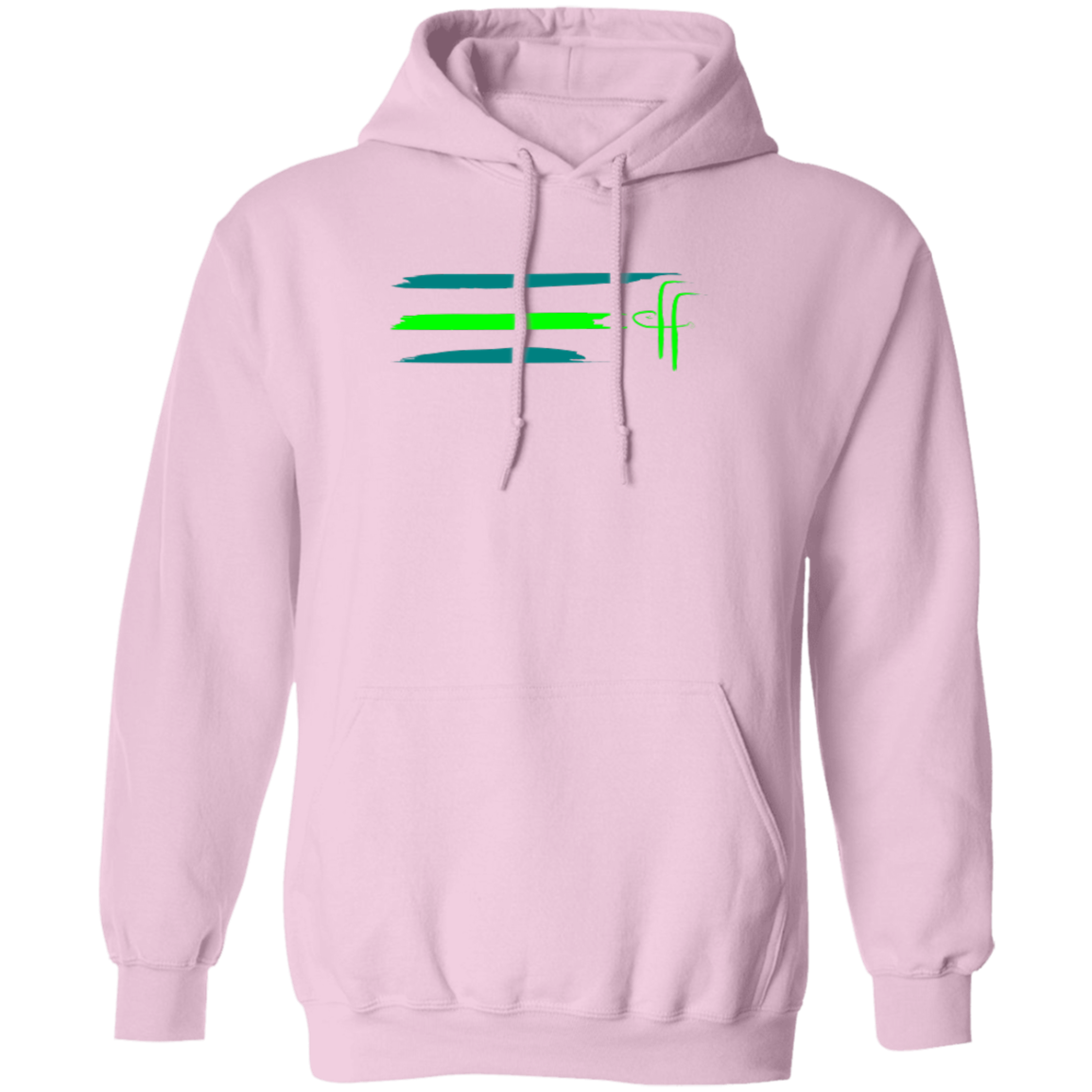 G185 Men's Flamingo Flatts Stripe Pullover Hoodie