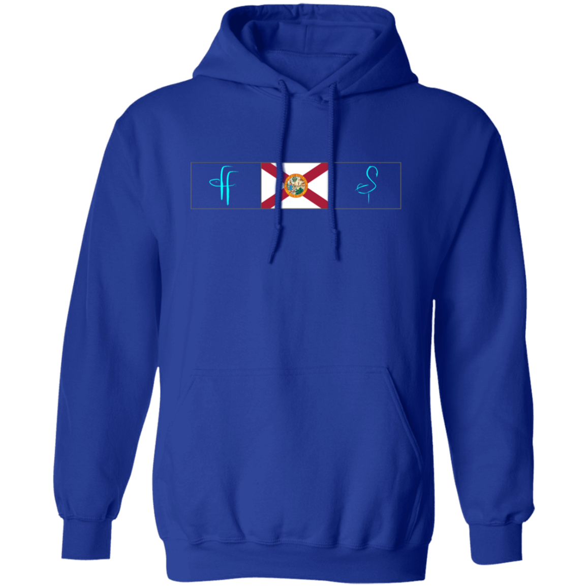 G185 State Of Florida FF/Flamingo Pullover Hoodie