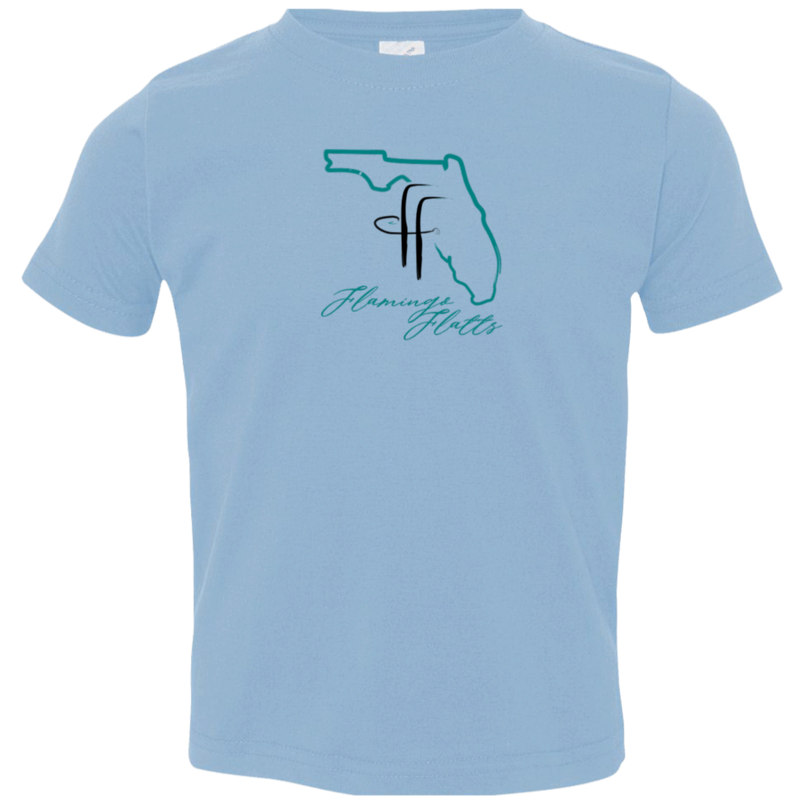 3321 Toddler Flamingo Flatts Coastal Jersey T-Shirt