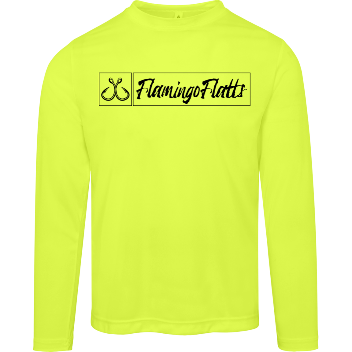 TT11L Team 365 Mens Flamingo Flatts Coastal Fishing Zone Long Sleeve Tee