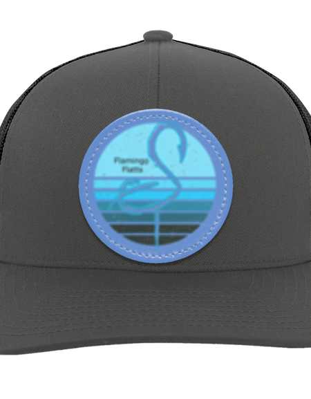 104C Retro Sunset Trucker Snap Back - Patch