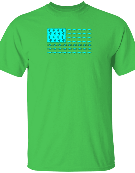 G500 5.3 oz. Men's Fish Flag T-Shirt