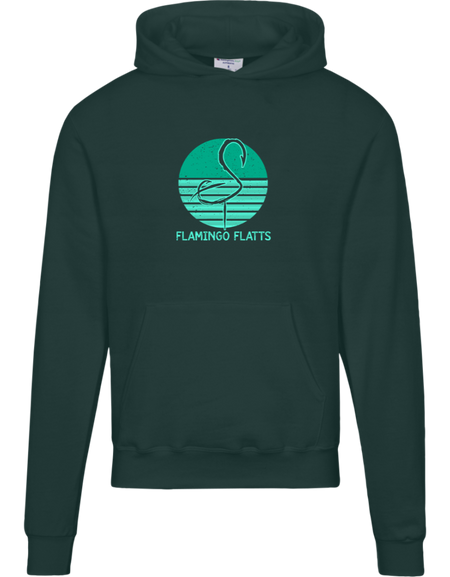 S700 Champion Flamingo Flatts Retro Sunset Mens Powerblend Hoodie