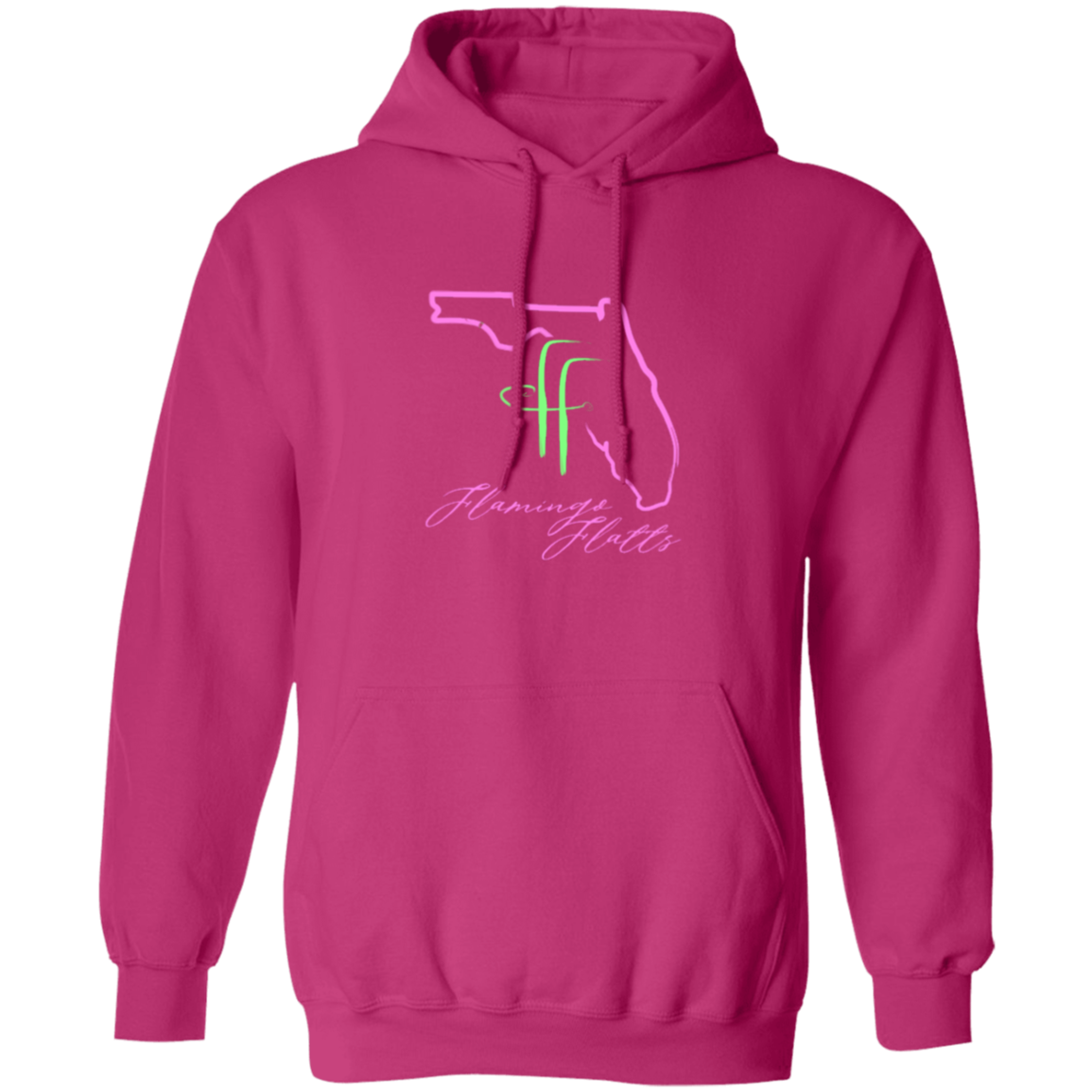 G185 Ladies Flamingo Flatts Coastal Pullover Hoodie