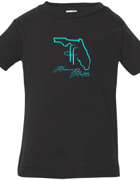 3322 Infant Flamingo Flatts Coastal Jersey T-Shirt
