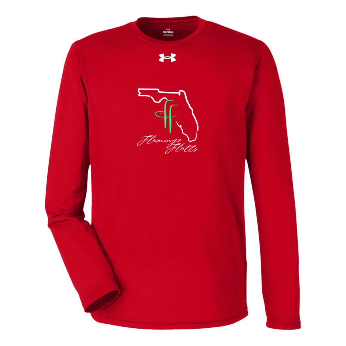 1376843 Under Armour Team Flamingo Flatts Coastal Tech Long Sleeve Tee