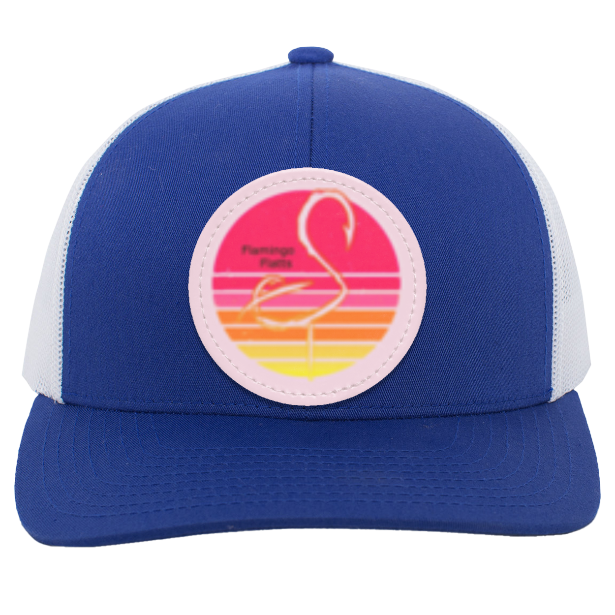 104C Retro Sunset Trucker Snap Back - Patch