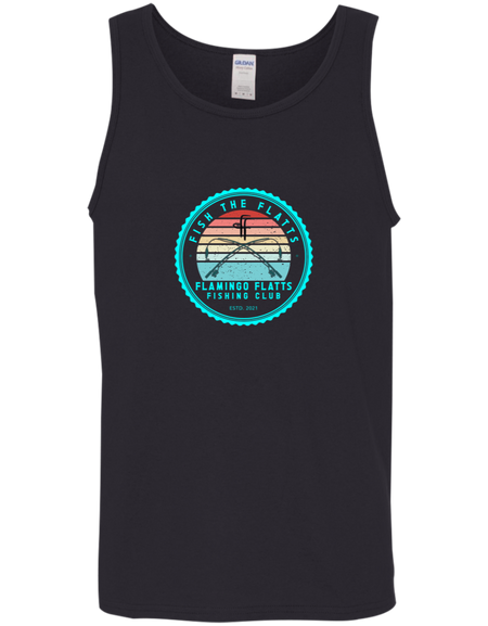 G520 Men's Flamingo Flatts Fishing Club Cotton Tank Top 5.3 oz.