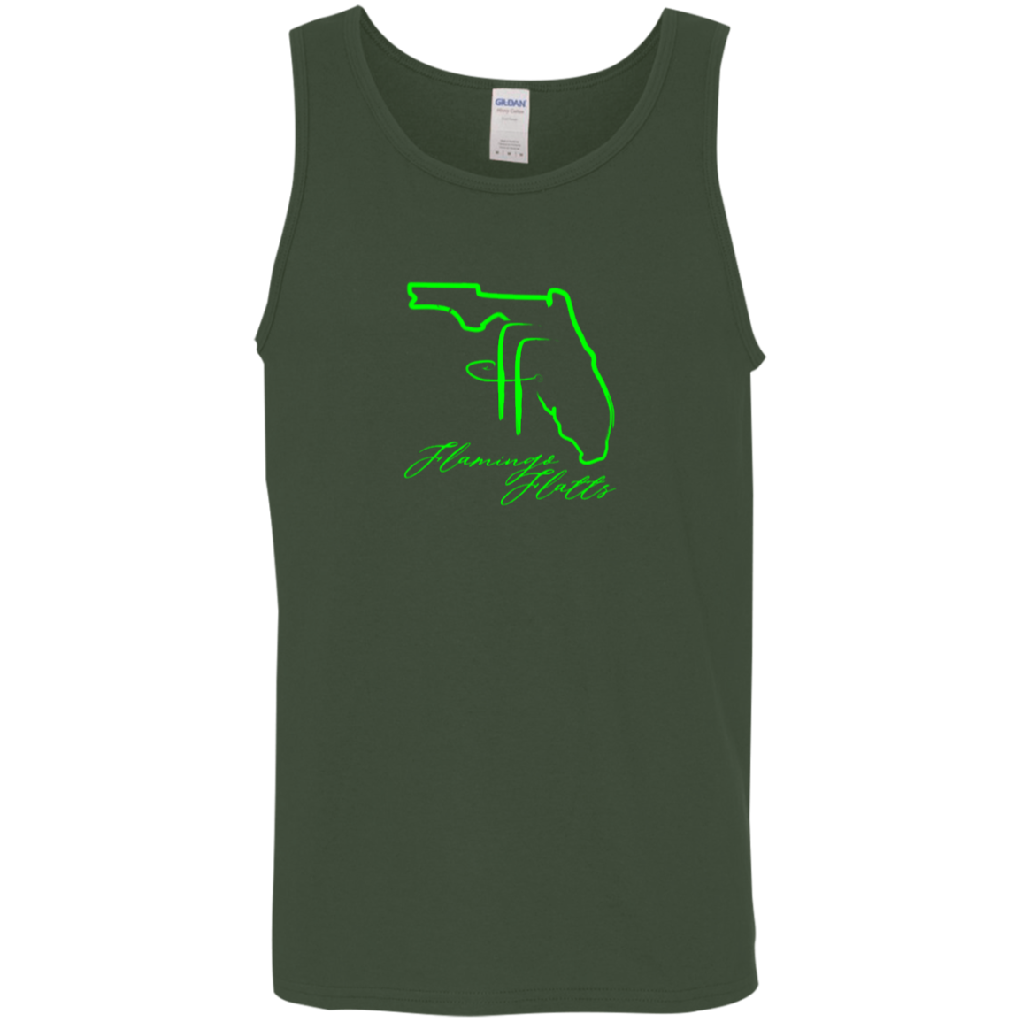 G520 Flamingo Flatts Coastal Cotton Tank Top 5.3 oz.