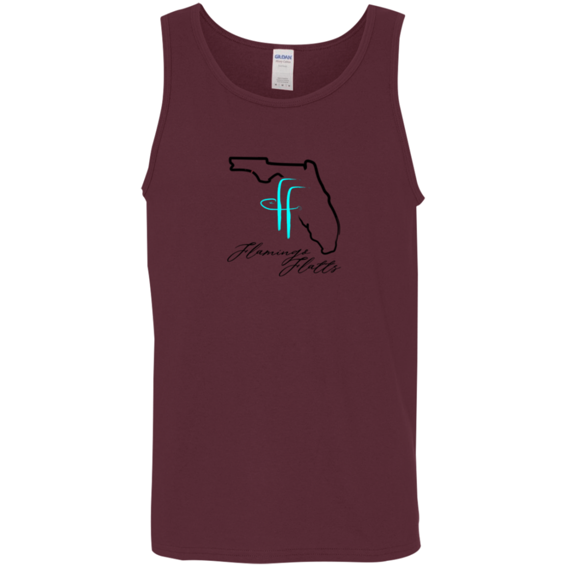 G520 Flamingo Flatts Coastal Cotton Tank Top 5.3 oz.