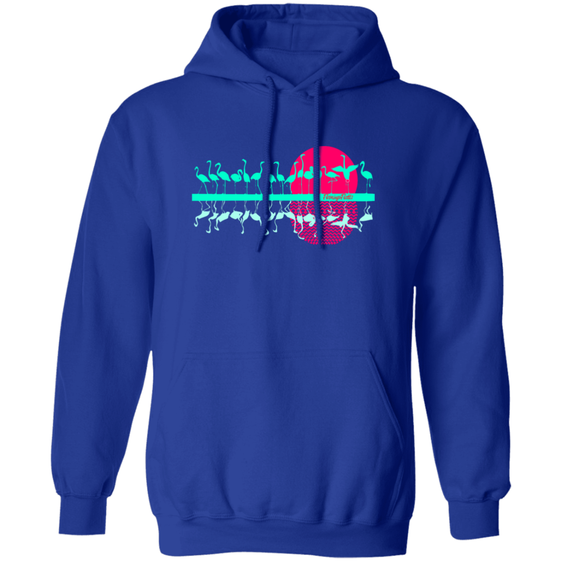 G185 Ladies Flamingo Flatts Sunset Pullover Hoodie