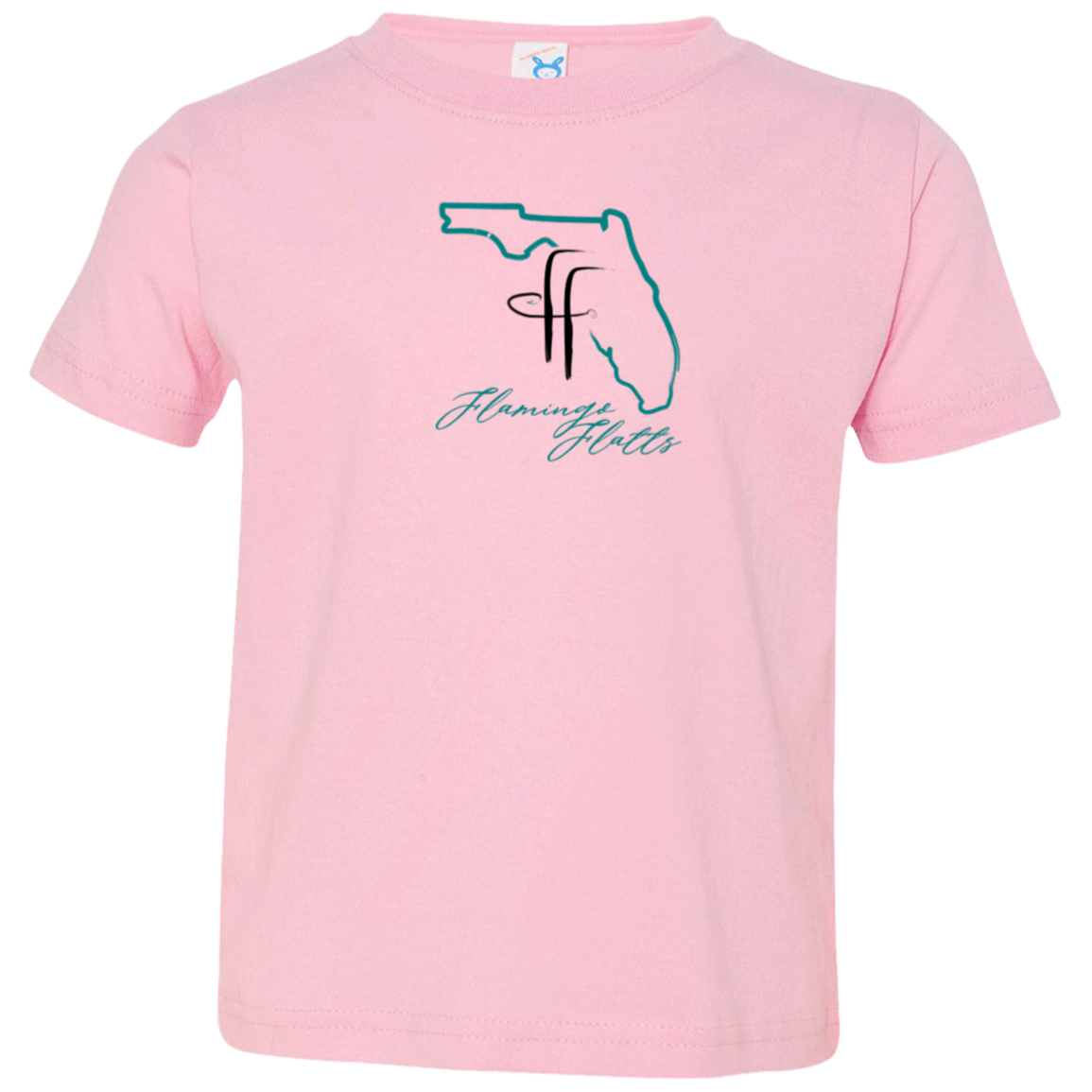 3321 Toddler Flamingo Flatts Coastal Jersey T-Shirt