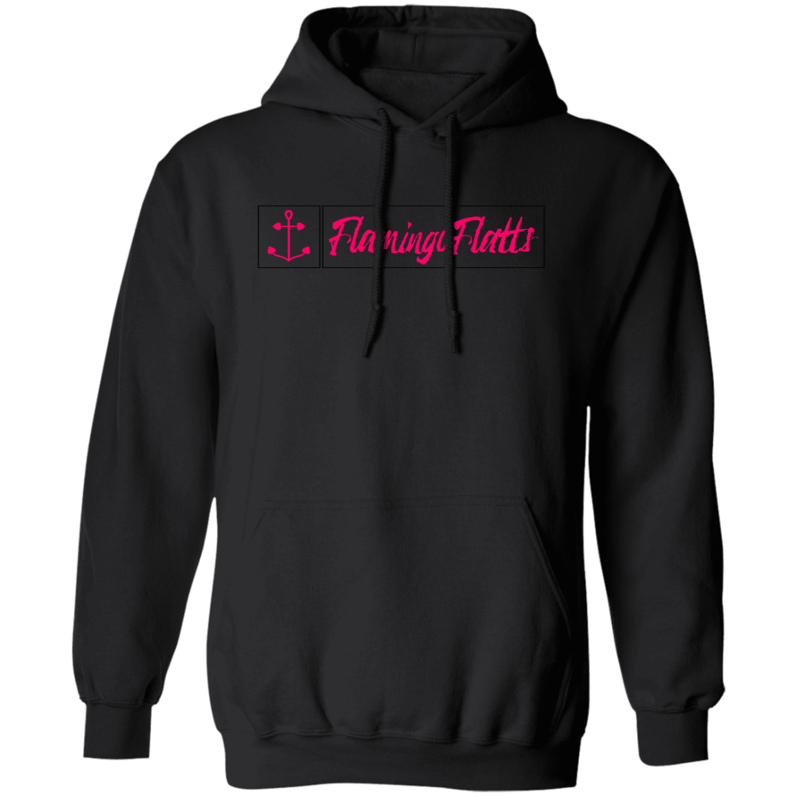 G185 Ladies Flamingo Flatts Coastal Fishing Pullover Hoodie