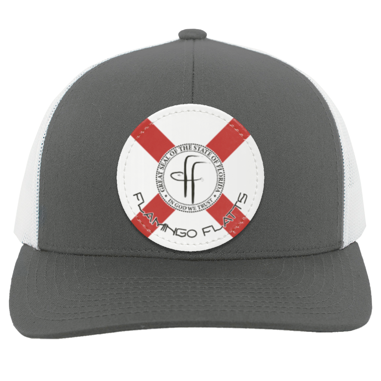 104C Flamingo Flatts Flag Trucker Snap Back - Patch